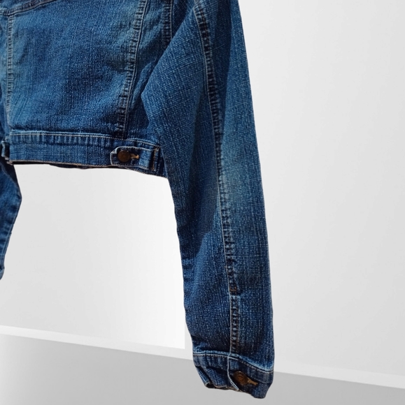 Star Jeans Women's Denim Dark Wash Cropped Jacket - Picture 4 of 16